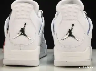 JORDAN AIR RETRO MENS 4 MONEY” WHITE “PURE 0516